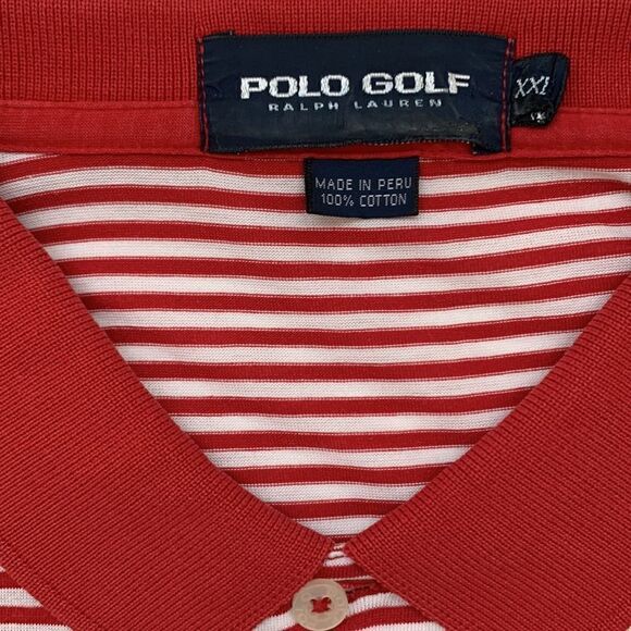 POLO GOLF Ralph Lauren Mens stripe shirt. Size2XL - Picture 3 of 9